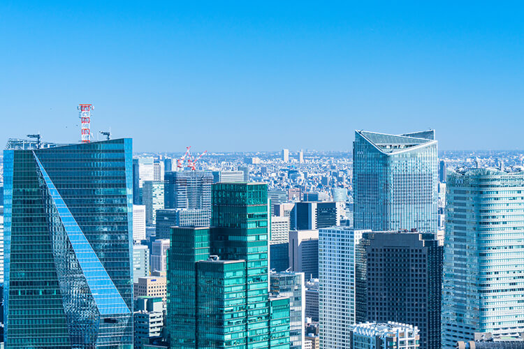 都心部高層ビル群